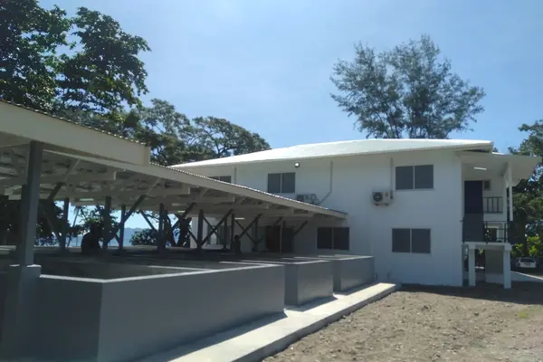 The project of the tilapia facility in Aruligo is in two phases. The first phase includes construction of two buildings while the second phase is the breeding pool for the tilapia.