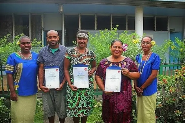 Australian High Commissioner to Solomon Islands, His Excellency Dr Lachlan Strahan, congratulated the graduating cohort, saying “skills are so important, that’s how people build a new life, how they build a job, a career and how they build things for their family.”