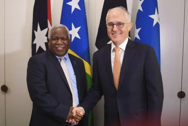 "We spend billions of dollars a year in foreign aid, and this is a very practical way of investing in the future economic growth of our neighbors in the Pacific," says Australia's Prime Minister.