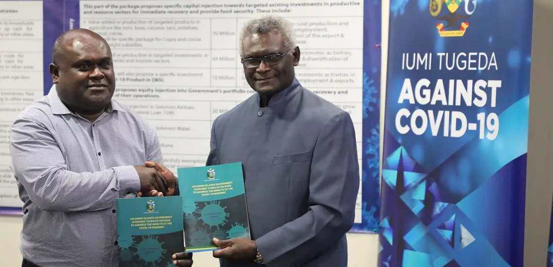 Prime Minister Manasseh Sogavare launched the Solomon Islands Economic Stimulus Package in early May 2020. Over $US39 million was committed by government.