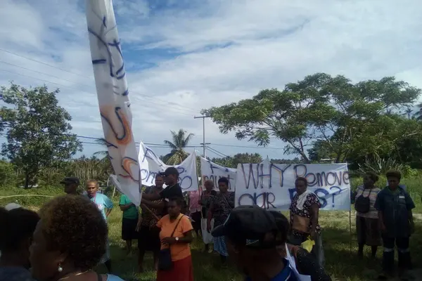 The protest was streamed live on Facebook by the Youth Online Campaign - a youth movement seeking to empower youths through training and dissemination of information.