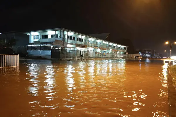 The heavens opened up and flooded parts of Honiara and Guadalcanal.