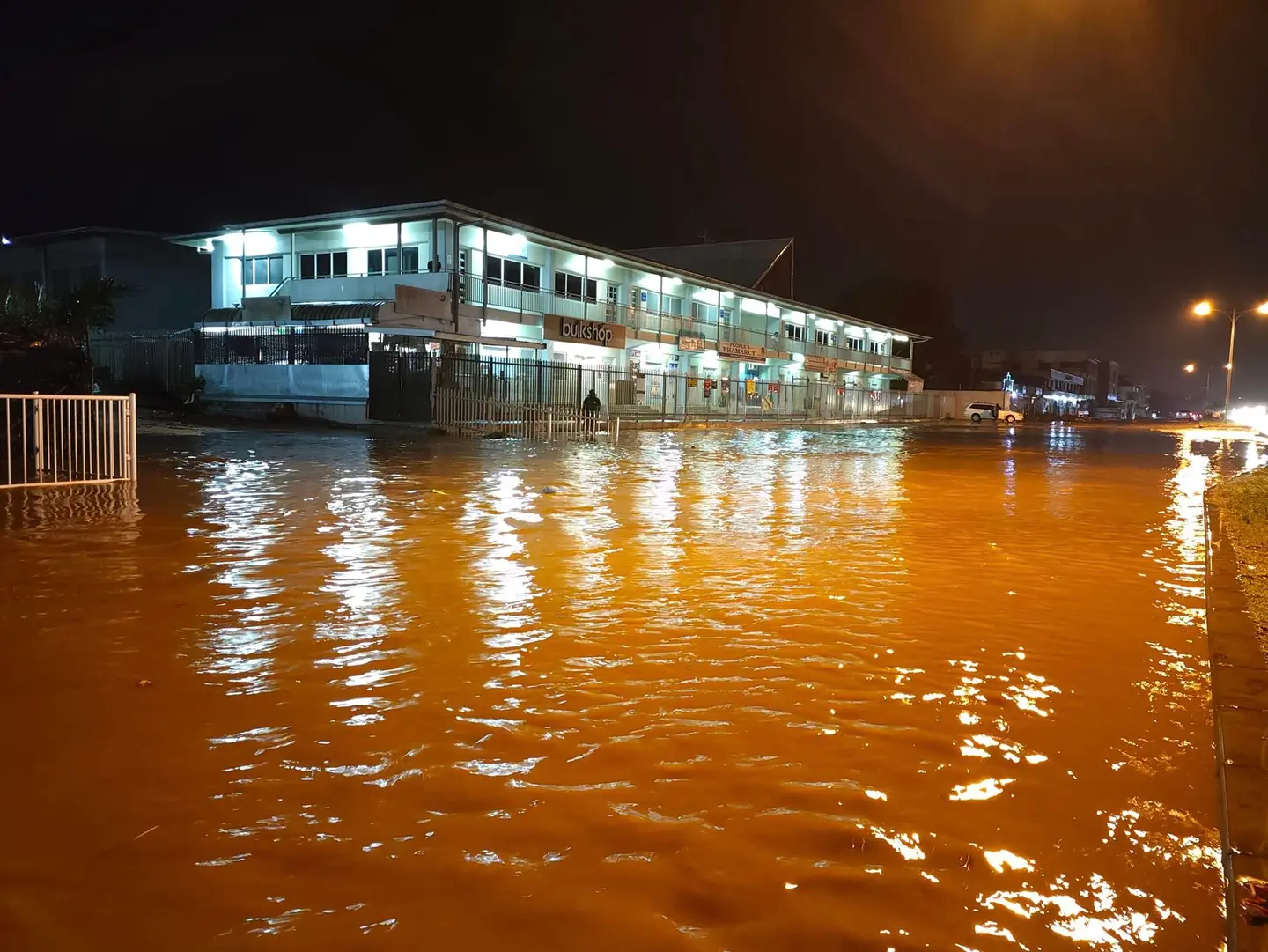 The heavens opened up and flooded parts of Honiara and Guadalcanal.