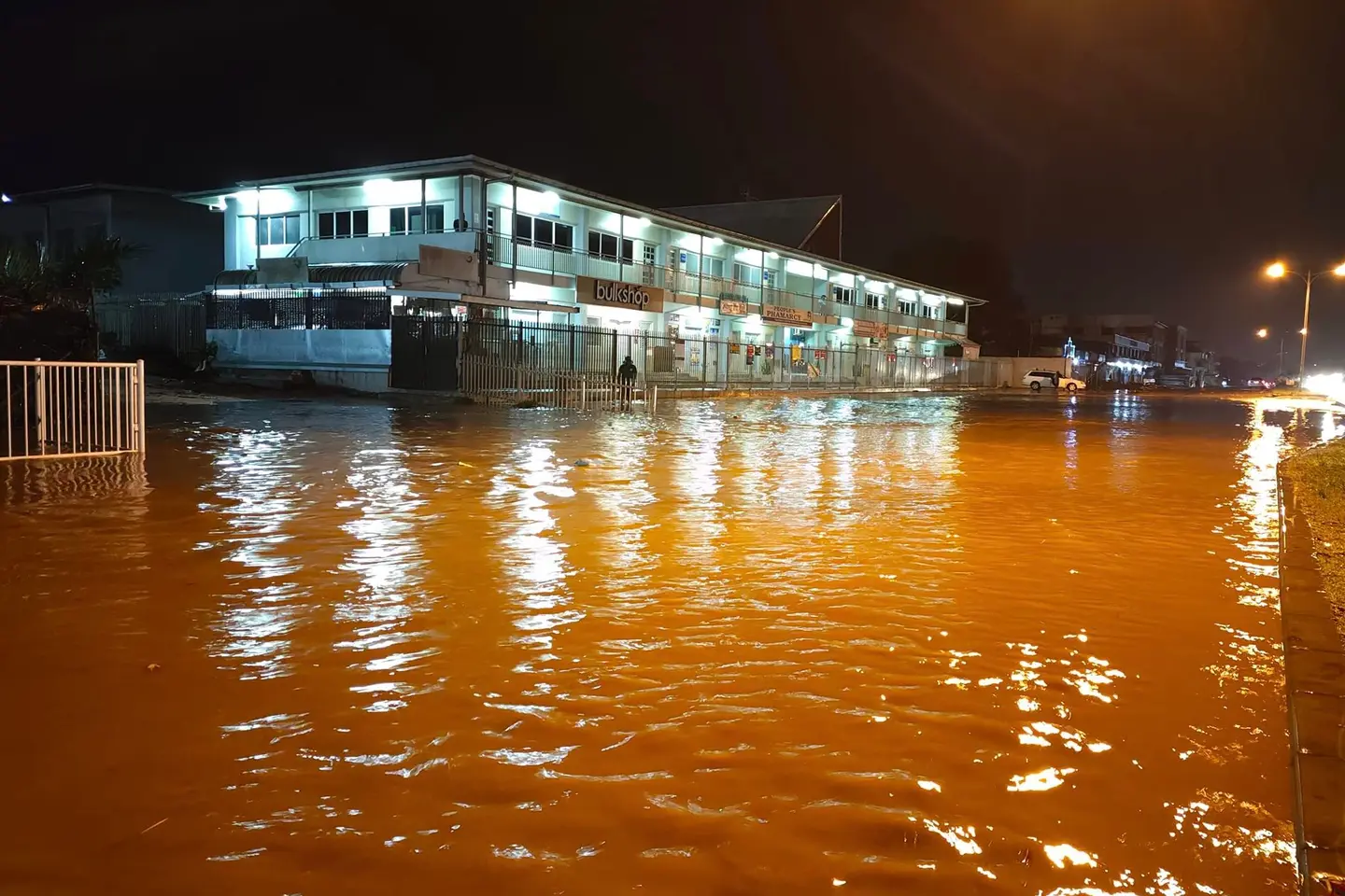 The heavens opened up and flooded parts of Honiara and Guadalcanal.
