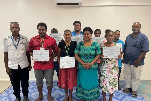 Participants for the three days training included lab technicians from from hospitals in Malaita, Makira, Temotu, Choiseul, Helena Goldie and Atofi.