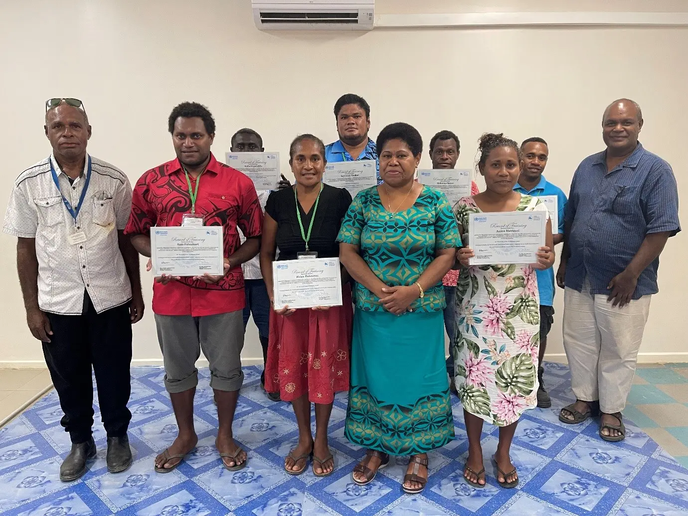 Participants for the three days training included lab technicians from from hospitals in Malaita, Makira, Temotu, Choiseul, Helena Goldie and Atofi.