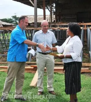 Australian High Commissioner Matt Anderson and New Zealand High Commissioner Mark Ramsden made the announcement today at the Festival Village.