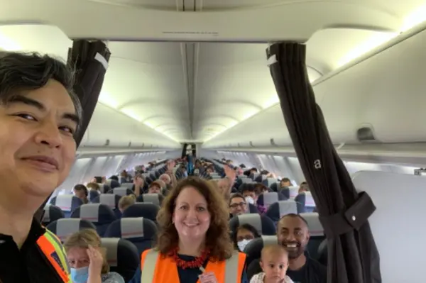 The United Kingdom chartered this sweeper flight and activated the European Union Civil Protection Mechanism, which allows for a financial contribution from the European Union to the charter cost, as European passengers were on board the flight.