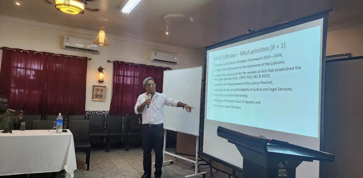 Permanent Secretary for MJLA, Mr. George Hoa’au stressed that “we must be resourceful and efficiently smart with the resources given to us purposely to ensure that we measure what matters in the next 100 days."