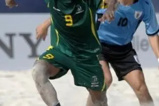 Robert Laua, another Solomon Islands wonder boy gracing the sands of Dubai.