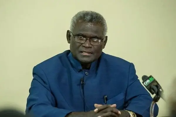 Solomon Islands Prime Minister Manasseh Sogavare.