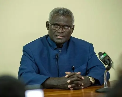Solomon Islands Prime Minister Manasseh Sogavare.