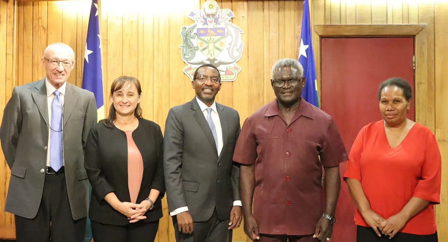 The World Bank Country Director, Mr. Stephen Ndegwa and Prime Minister Sogavare discussed World bank IDA20 priorities and World Bank’s commitment to the Tina River Hydropower Development Project.