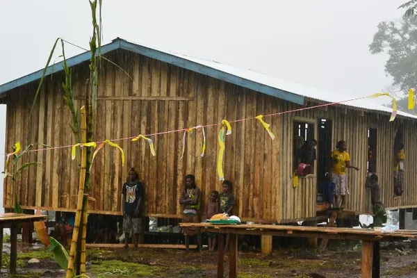 The Nanala community is located around four hours walk inland from Gold Ridge, and is home to more than 350 people. The primary school is the first school for the village.