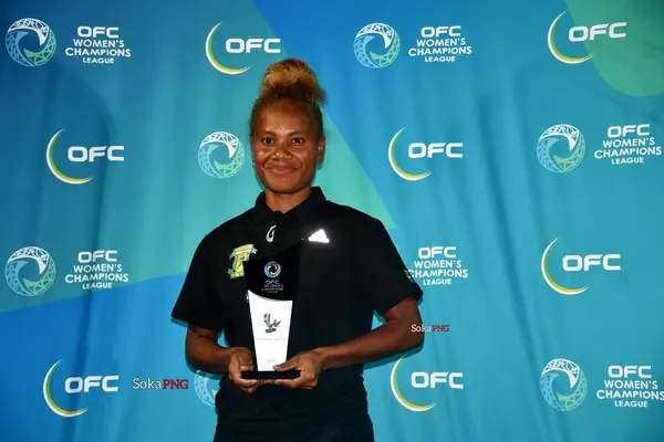 She was injured, she was in pain, but she was still on the pitch, she saves the goal attempts and wins the golden glove, she is Sylvester Maenu'u!