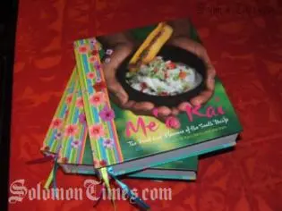 The newly-launched recipe book, Me'a Kai.
