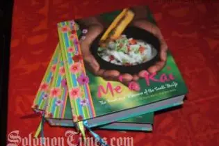 The newly-launched recipe book, Me'a Kai.