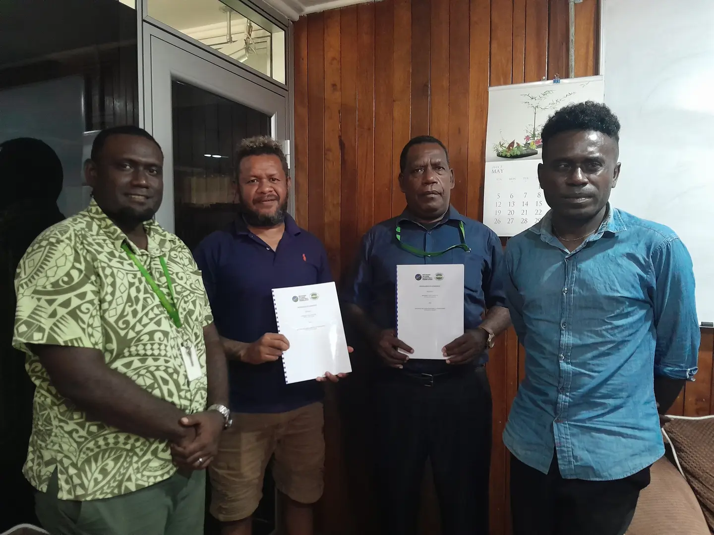 The MOA was signed at the HCC Office between the HCC City Clerk Mr Justus Denni and the Vice President of SIBF Mr Douglas Marau.