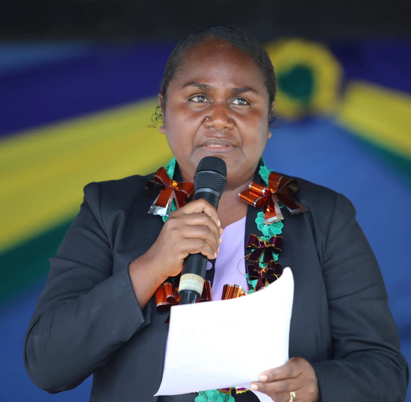 Hon. Lanelle highlighted key areas within the Education Bill during the World Teachers Day celebration on Friday 6th October.