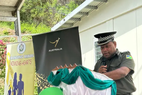 Acting Deputy Commissioner, Administration, CSSI, Chris Bywecki, making closing remarks. 