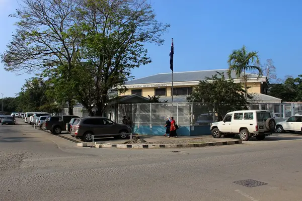 The Australian High Commission office in Honiara.