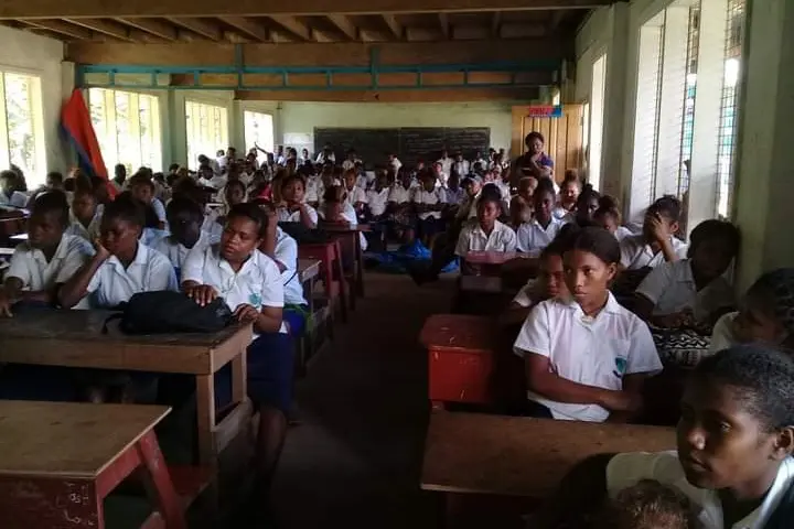 Police says the purpose of the awareness is to advice and encourage the teachers and students on ways to look after their school and welfare.