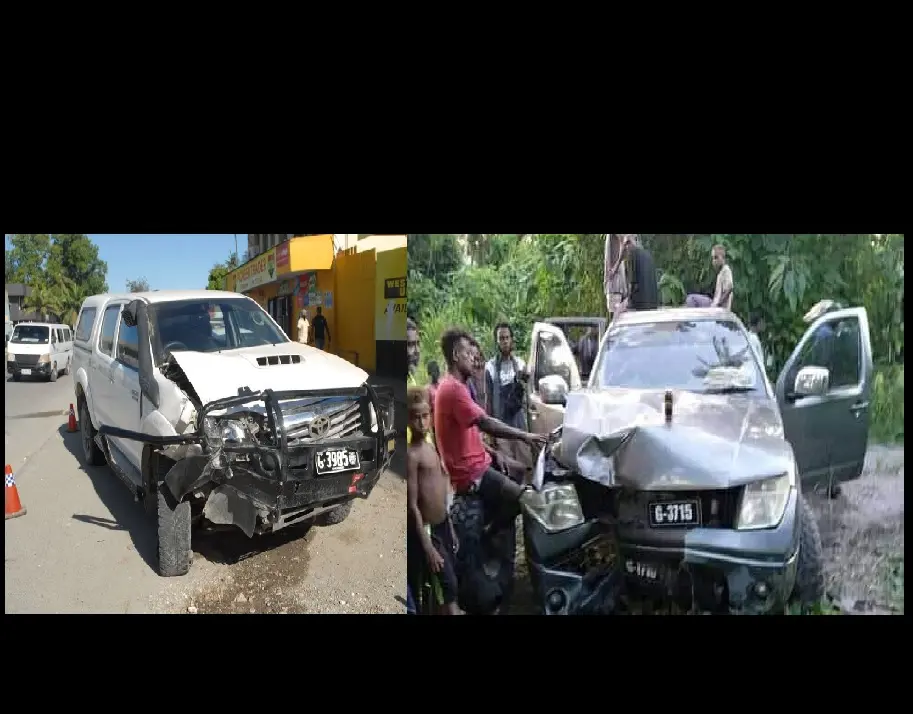 Superintendent Satu in a press statement says the driver of the vehicle was taken to Central Police Station watch house, arrested and placed in police custody.