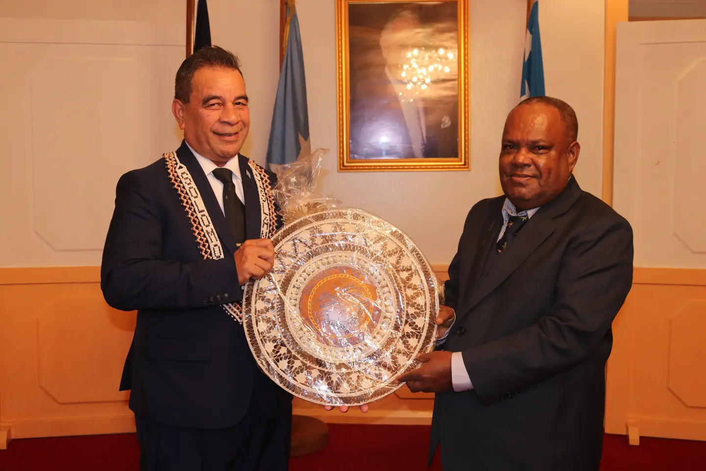 In welcoming Ambassador Sigrah, Governor General Sir David Tiva Kapu expressed his confidence in the appointment of His Excellency Carson K. Sigrah as Ambassador to Solomon Islands.