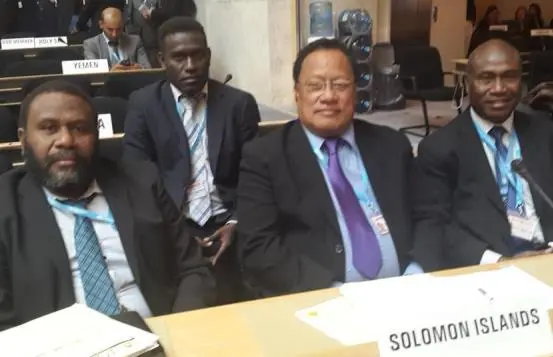 The Minister (c) highlighted key fundamental health challenges that Solomon Islands face in its national health system, which include the double burden of diseases for both communicable and non-communicable diseases and the impact of climate change on health and environment.