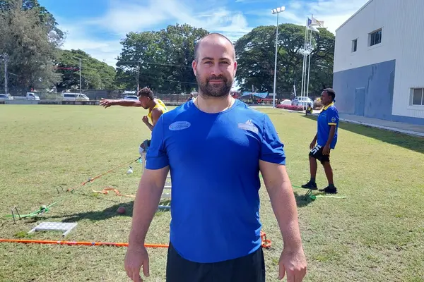 Australia's ‘Strength & conditioning (S&C) Coach / Powerlifting, Simon Bergner who is back in the country to help the nation's 'weights' athletes in trainings.