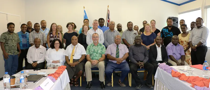 Australian High Commission and Senior Solomon Islands Government officials who attended the High Level Consultation.