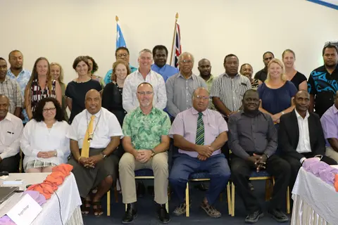 Australian High Commission and Senior Solomon Islands Government officials who attended the High Level Consultation.