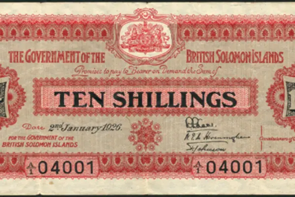 British Solomon Islands 10 shillings Worth Thousands