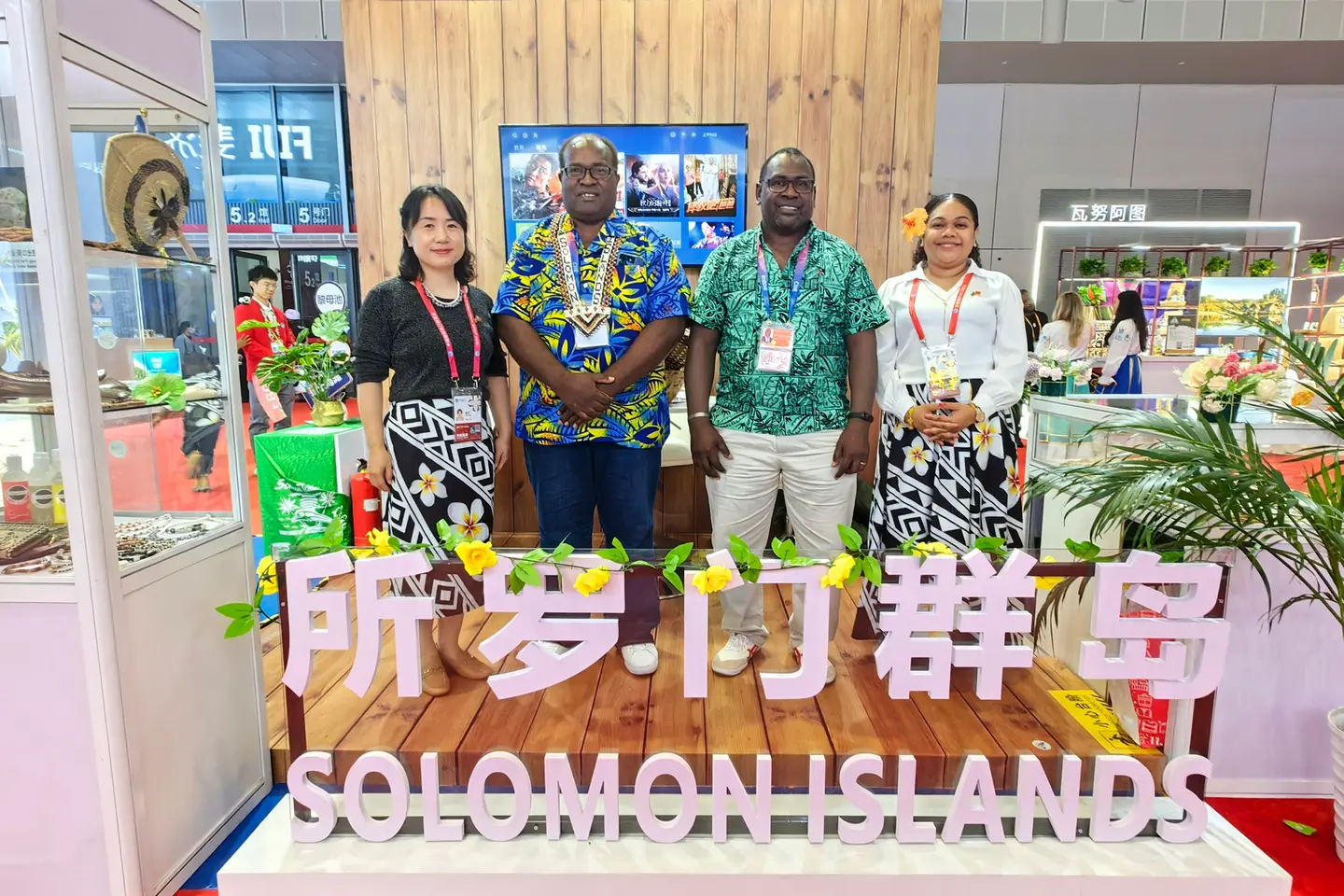The Solomon Islands products that were exhibited during the Expo were mainly Solomon tuna, Kokonut Pacific products, SolAgro products, seaweed and handicrafts.
