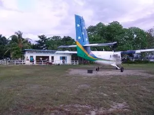 Solomon Airlines having a lot of trouble with blown tyres and damage to the aircraft on the Nusatupe airstrip will now be the thing of the past.