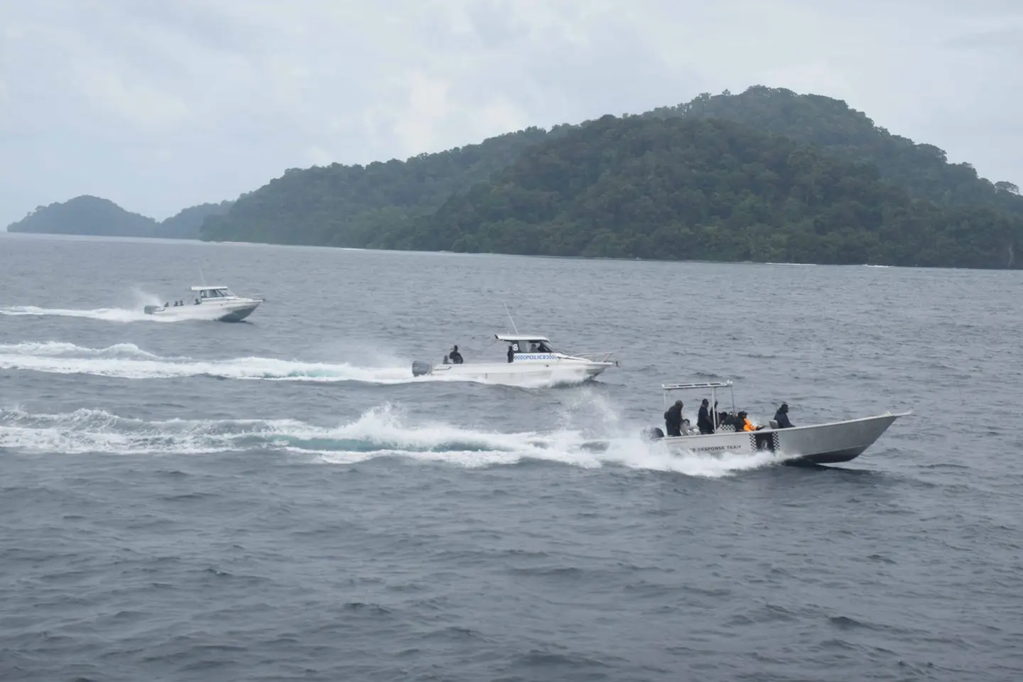 Bougainville is about 40km from the Shortland Islands, West of the Solomon Islands.