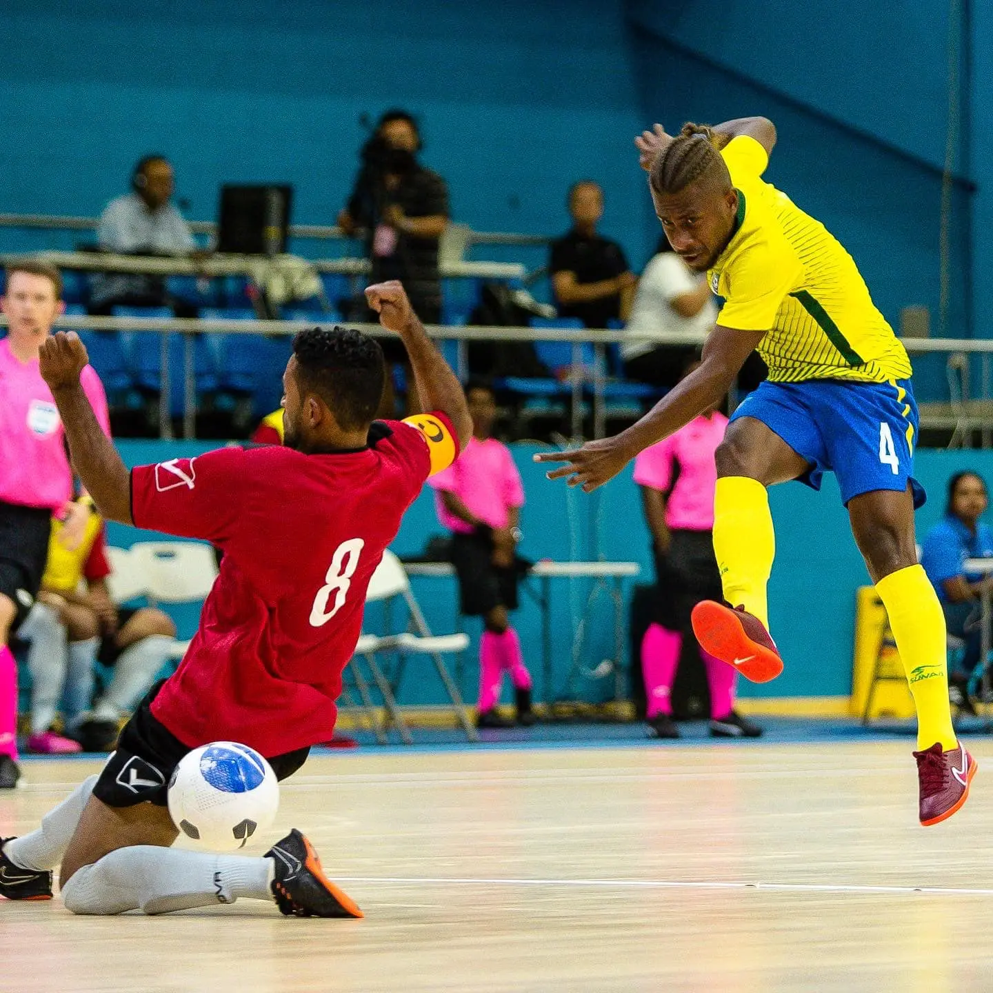 But the day belonged to the Mana brothers who exploded with goals ushering in a new era in Solomon Islands Futsal.