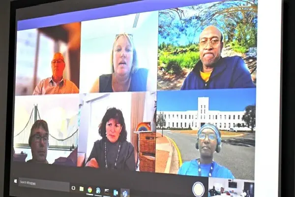 The virtual meeting between Biosecurity Solomon Islands and Australian counterparts.