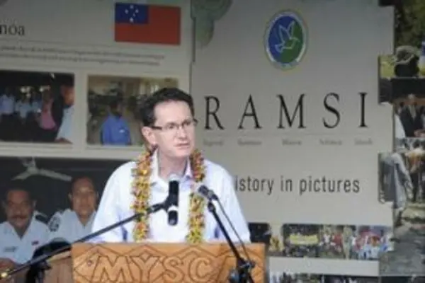 The Special Co-ordinator of RAMSI, Mr Nicholas Coppel.