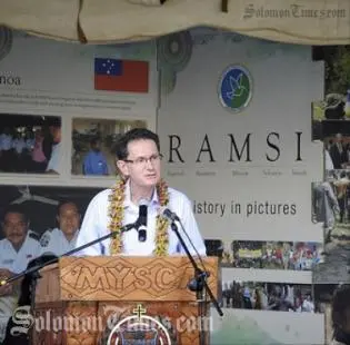The Special Co-ordinator of RAMSI, Mr Nicholas Coppel.