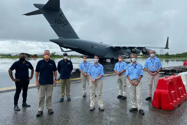 Australia has deployed AUSMAT to Honiara in response to a request from the Solomon Islands Government.