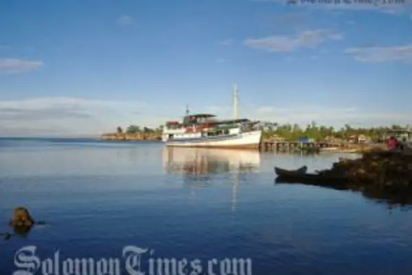The beautiful Auki seafront in Malaita Province.