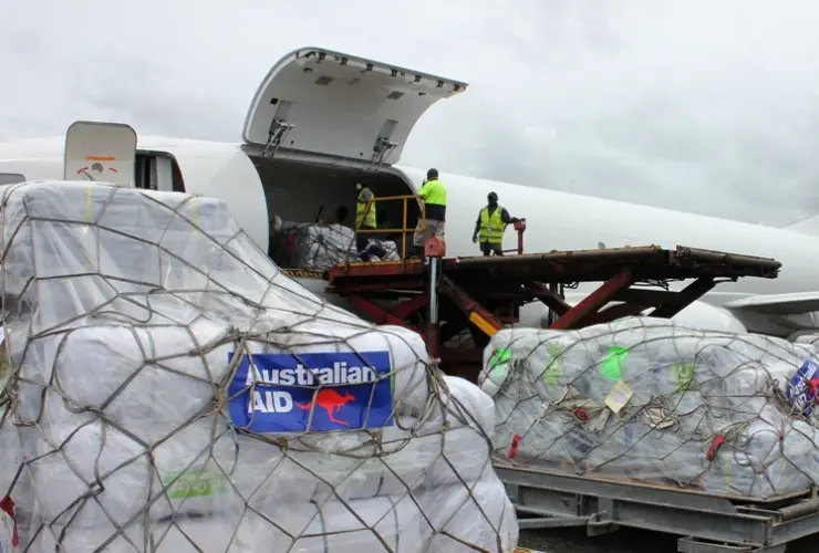 “The emergency stock will allow the NDMO and NGOs to replenish their supplies which were depleted responding to the tsunami and to have these stocks ready to respond to any further natural disasters,” Mr Anderson said.