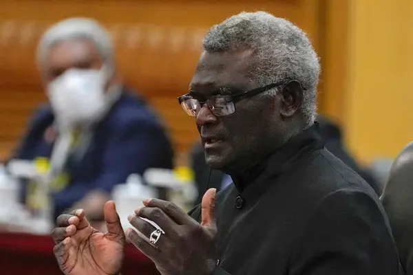 Prime Minister Manasseh Sogavare is currently in Beijing, China, where a new policing plan between the two countries was signed.