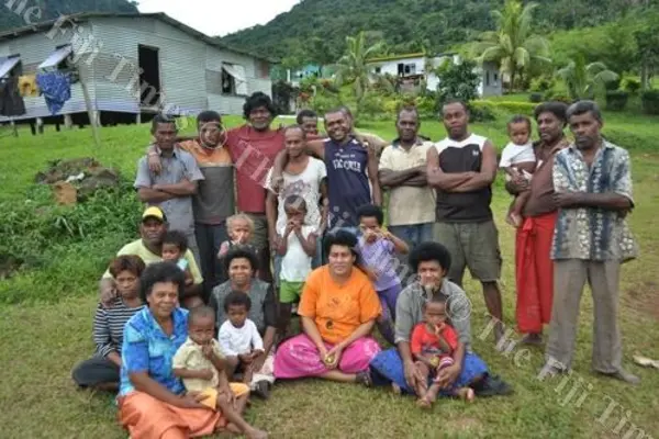 Some of the descendants of Solomon Islanders at their Maniava village in Ra, Fiji.