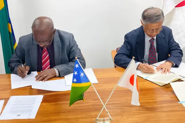 The support by Japan is for the procurement of a landing craft to support the work of the Explosive Ordinance Unit (EOD) of the RSIPF.
