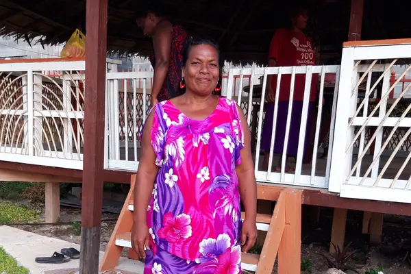 “Some of the women walk great distances to catch telecommunication signal. Most times I have a hard time getting the women via mobile phone so I have no choice but to get in the boat to go get them”.