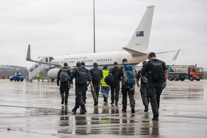 Requests were made to both Papua New Guinea and Australia and both responded with troops on the ground in Honiara.