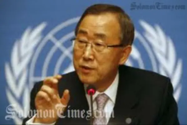 Ban Ki Moon is the first United Nations Secretary general to have visited the Pacific.