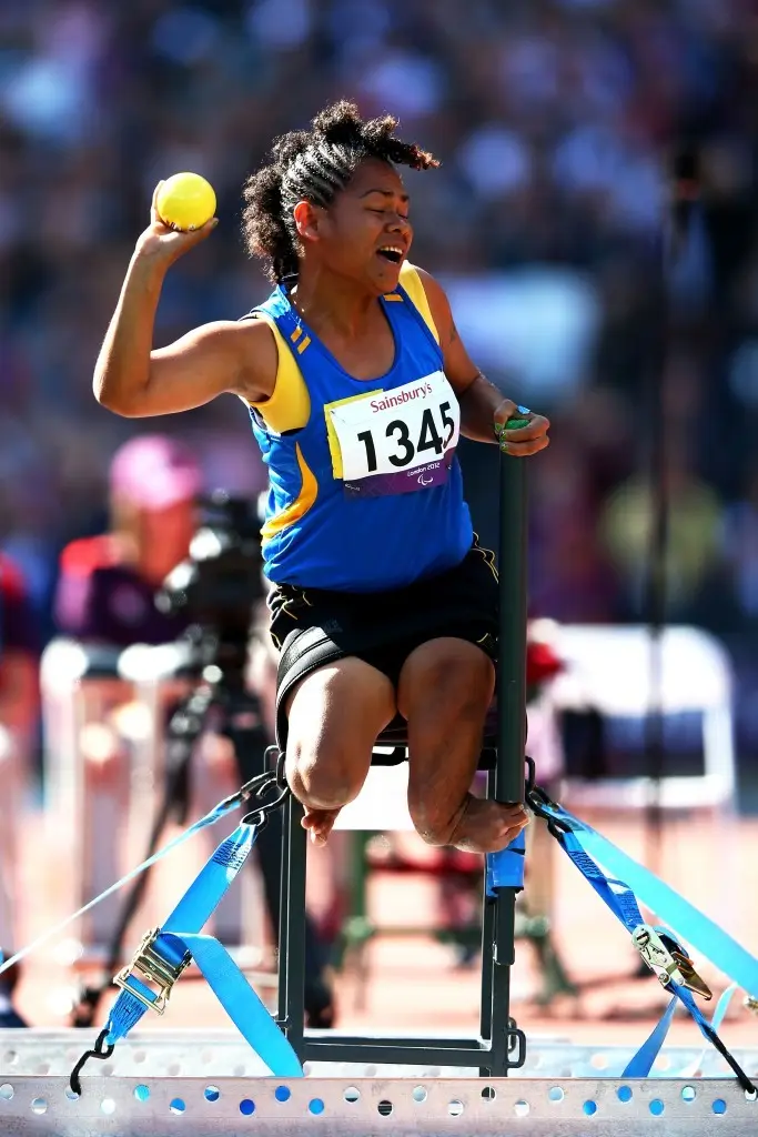 Ms. Hellen Saohaga was also the sole representative at the London 2012 Paralympic Games.